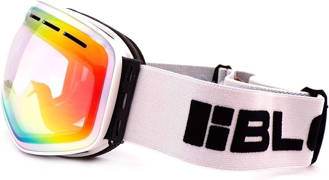 Bloc Low Light Moon 3 Ski Goggles White with 