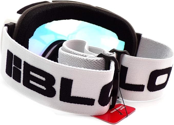 Bloc Low Light Moon 3 Ski Goggles White with 