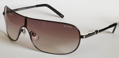 sundog fold single lens unisex golf sunglasses gunmetal with G15 lens