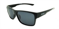 Wrapz 601 Polarised Sunglasses Matte Black with Grey Lens