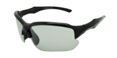 Wrapz 9301 Polarised Photochromic Transition Sport Sunglasses Gloss Black