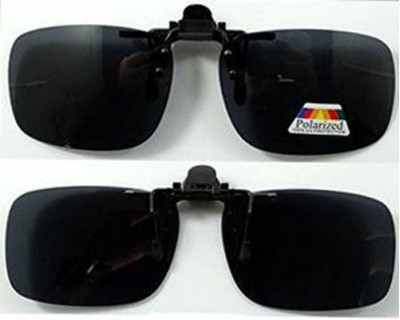 ICatchers Polarised Clip On Sunglasses Grey