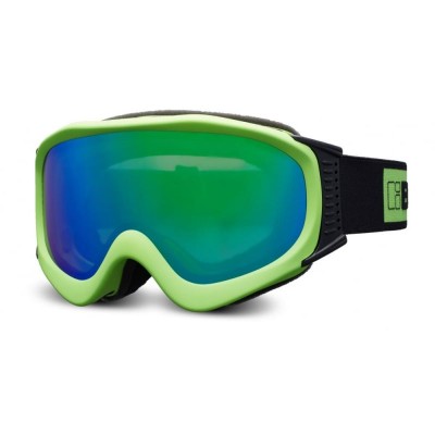 Bloc Ice Ski Goggles ice08 Matt Green with Green Mirror Lens