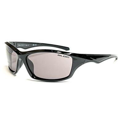 Bloc Vice Sunglasses Gloss Black with Grey Lenses X181